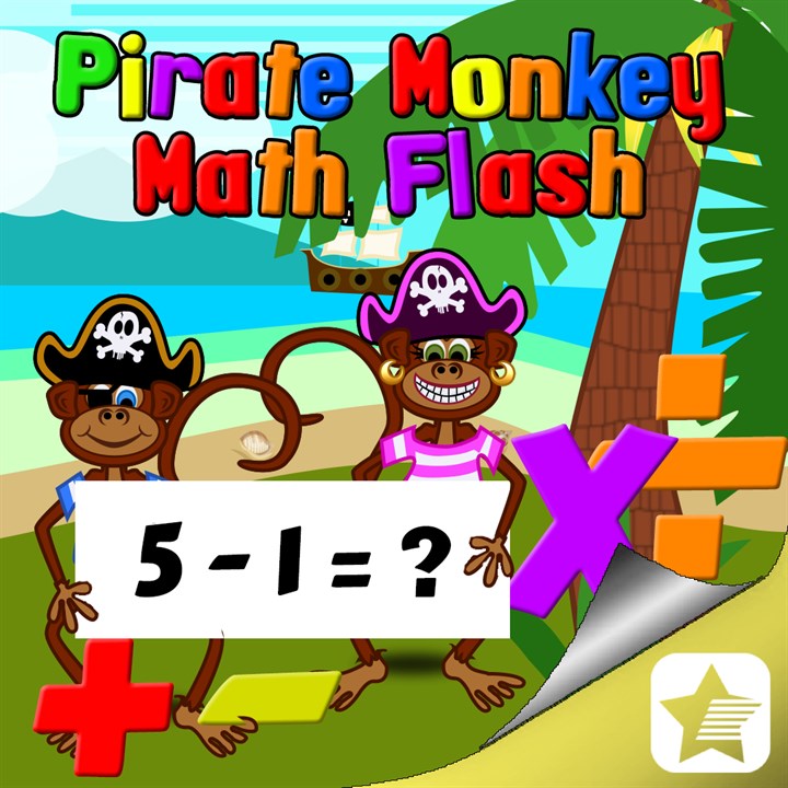 Pirate Monkey Math Flash!