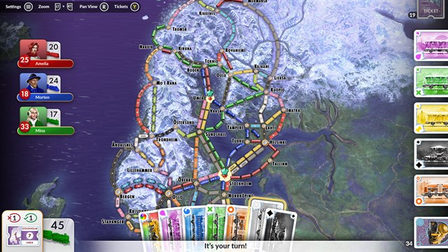 Ticket to Ride: Nordic Expansion screenshot 3