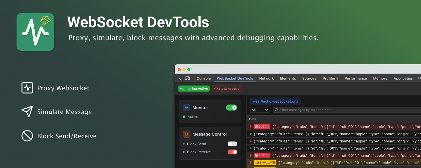 WebSocket DevTools