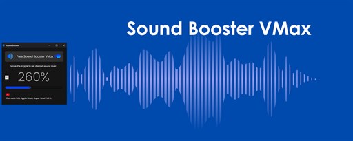 Sound Booster VMax | FREE Increase Volume Up marquee promo image