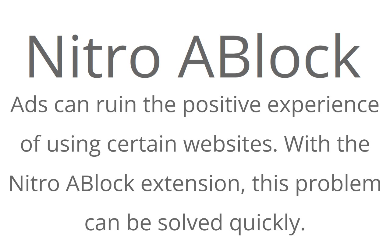 Nitro ABlock