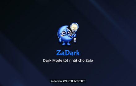 ZaDark – Zalo Dark Mode small promo image