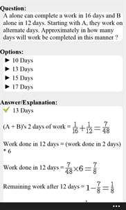 Maths and Aptitude FREE screenshot 4