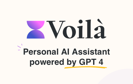 Voila – AI Assistant, Copilot and AI Writer small promo image