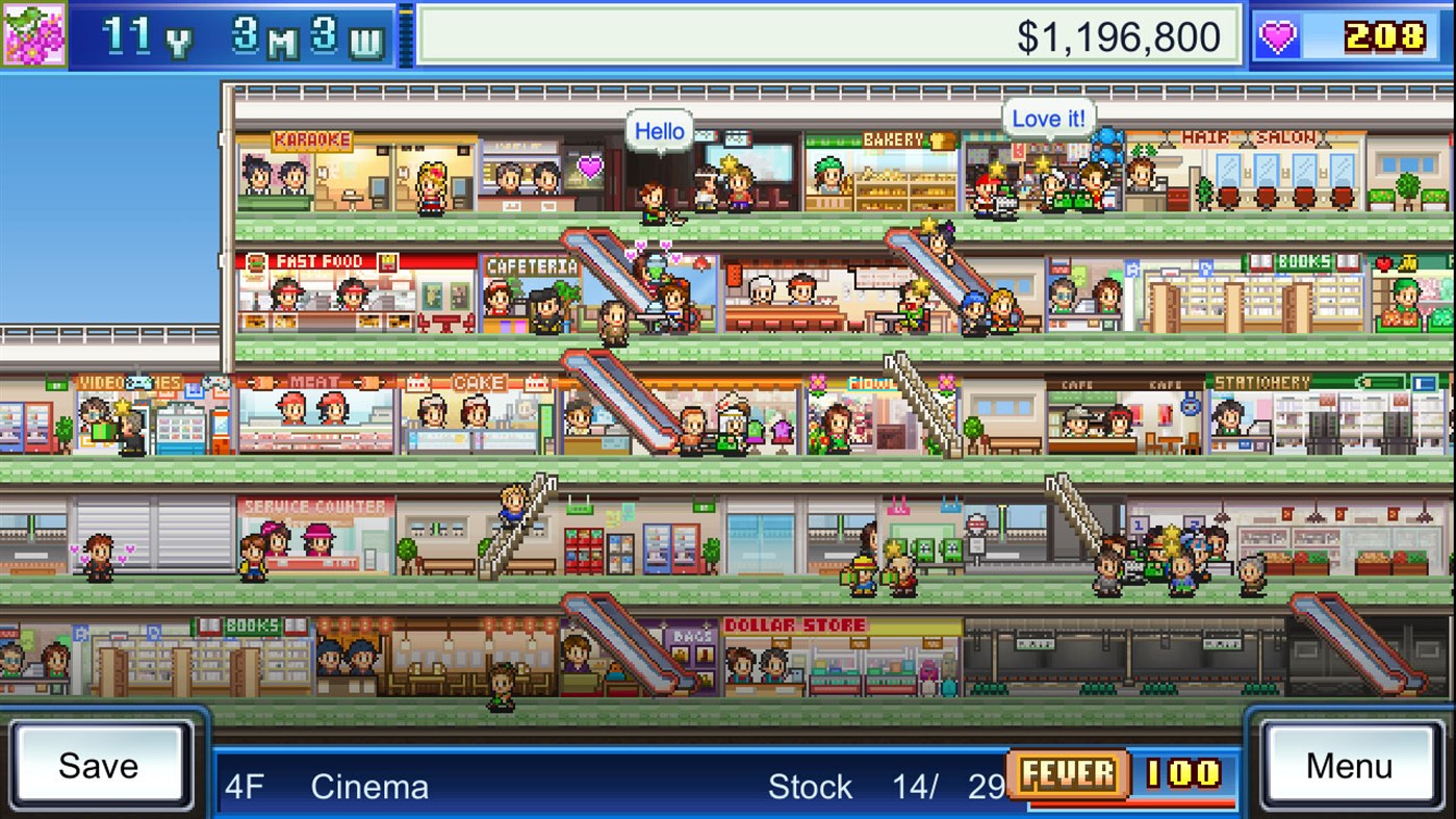 #1. Mega Mall Story (Xbox) 由: Kairosoft