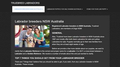 Truebred Labradors Screenshots 1