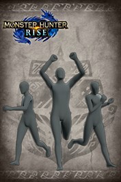 Conjunto de poses de caça