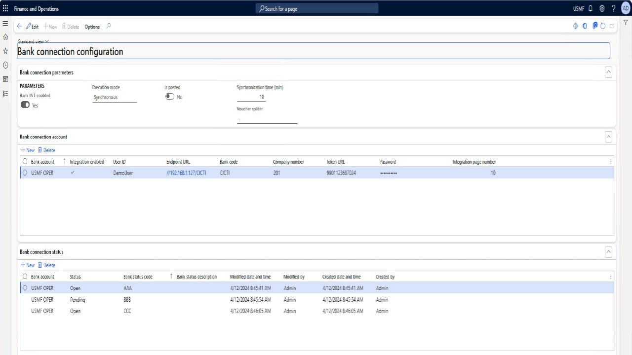 Snapshot 3 of Huamei 365® E-Bank Integration Solution