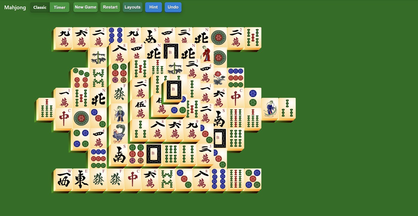 #1. Mahjong Solitairex (Windows) 由: Solitairen
