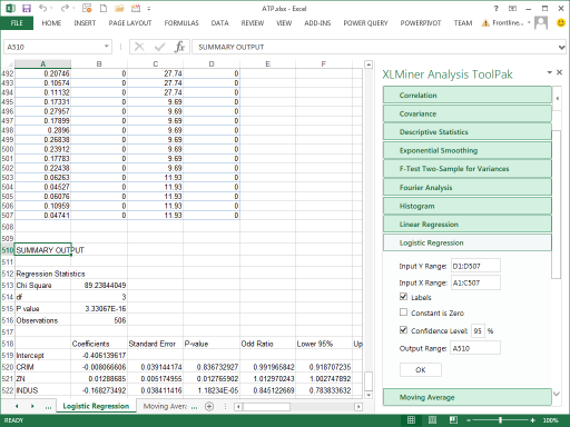 how to add xlminer analysis toolpak excel