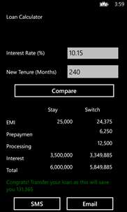Loan EMI Calculator Professional screenshot 5