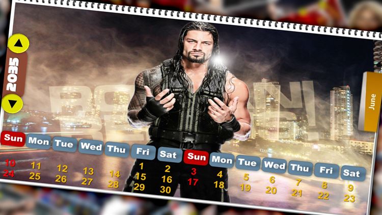 【图】WWE Wrestlers Calendar [HD+](截图3)