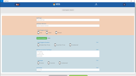 MEG Audit Tool screenshot 3