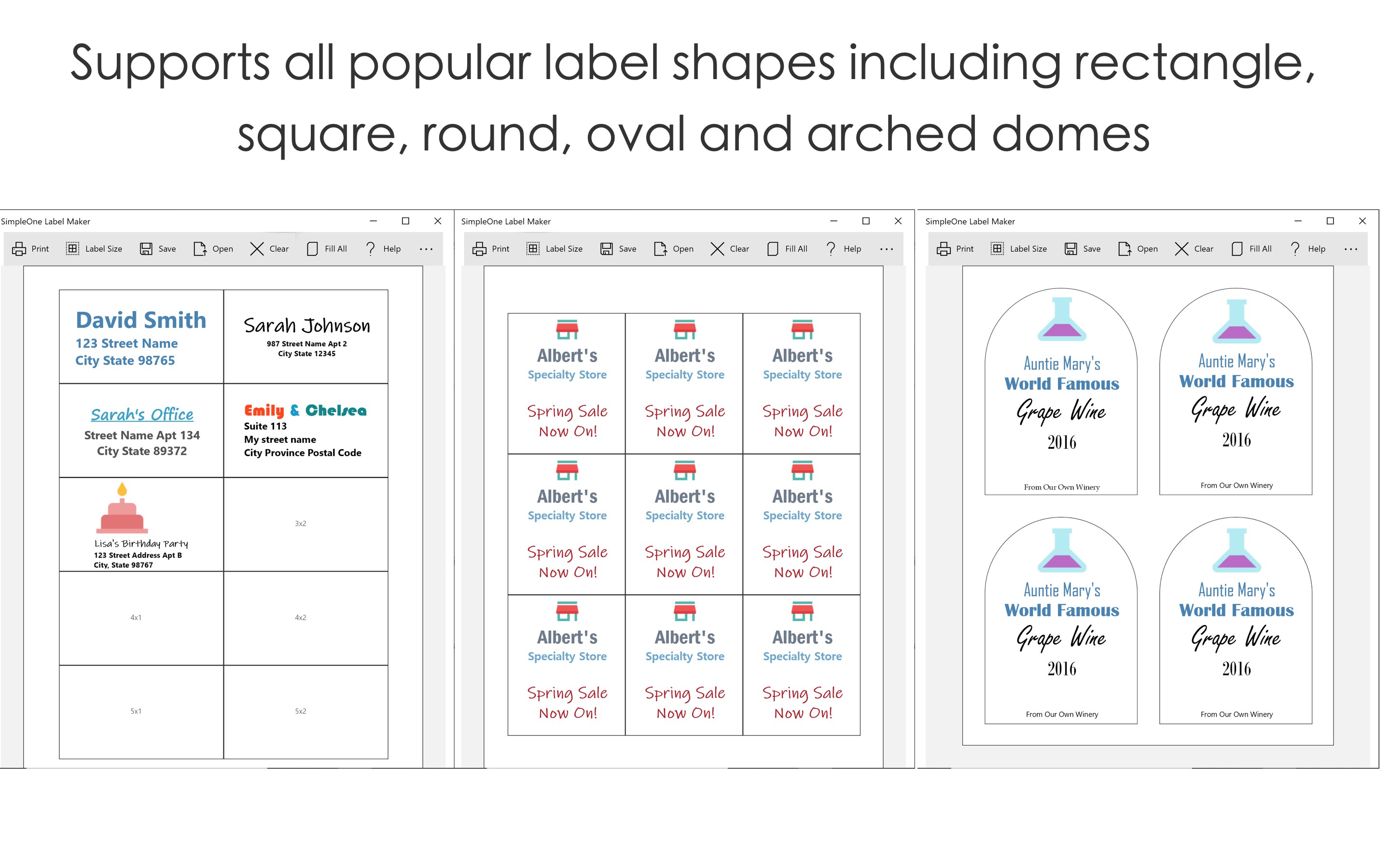 simple one label maker