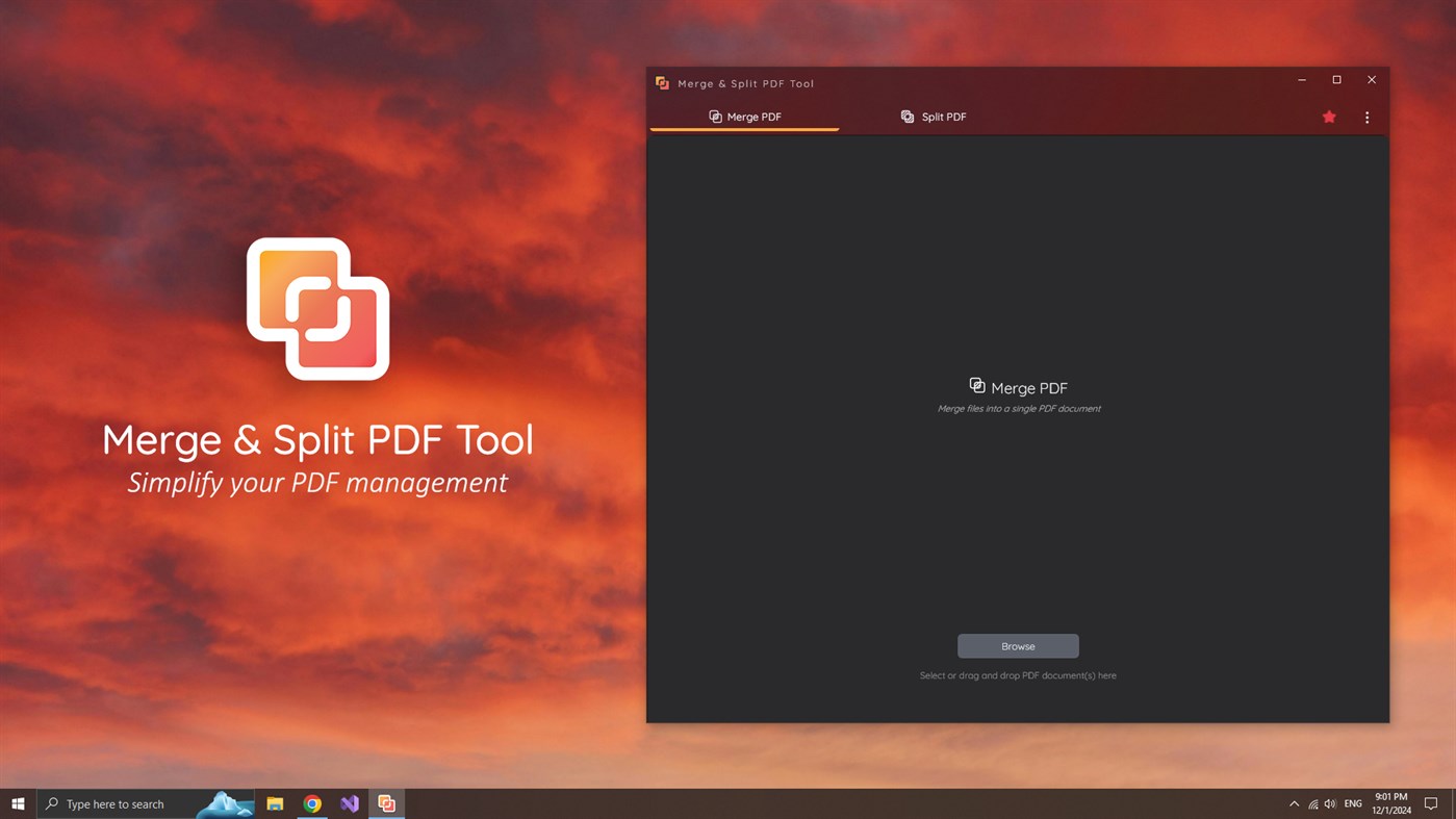 #1. Merge & Split PDF Tool (Windows) Podle: Roxy