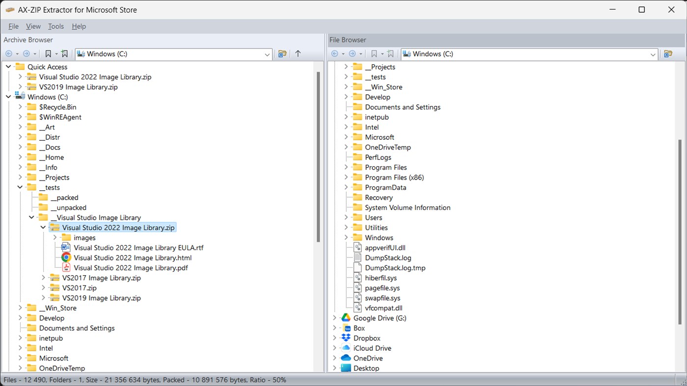 #1. AX-ZIP Extractor (Windows) 由: AX Systems