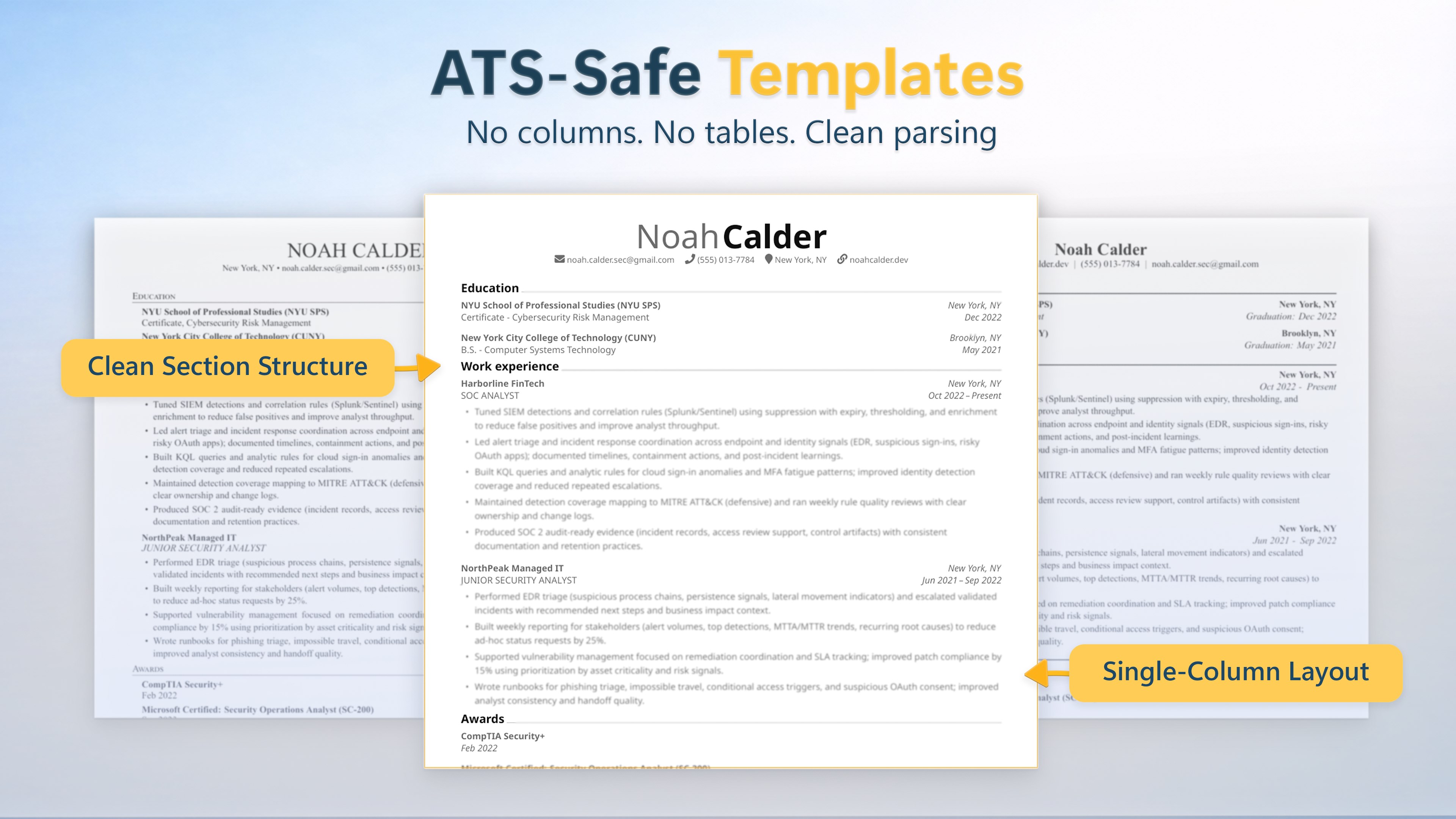 Resumy – Offline CV & Resume Builder with ATS Check screenshot