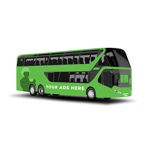 Advertising on the bus icon