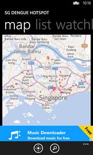 SG Dengue Hotspot screenshot 1
