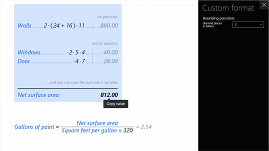 Visual Calculation Editor screenshot 6