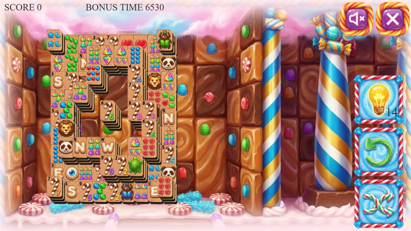 #3. Mahjong Candy (Windows) By: Cowcona