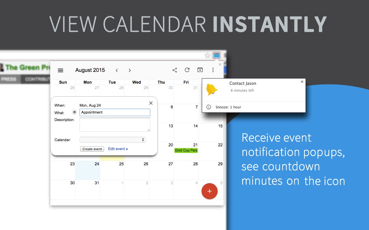 Checker Plus for Google Calendar™