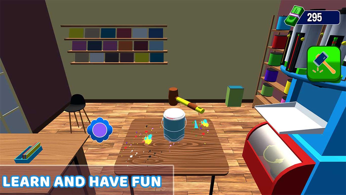 #3. Paint Mixing - Puzzle Art Game (Windows) By: Margala Games