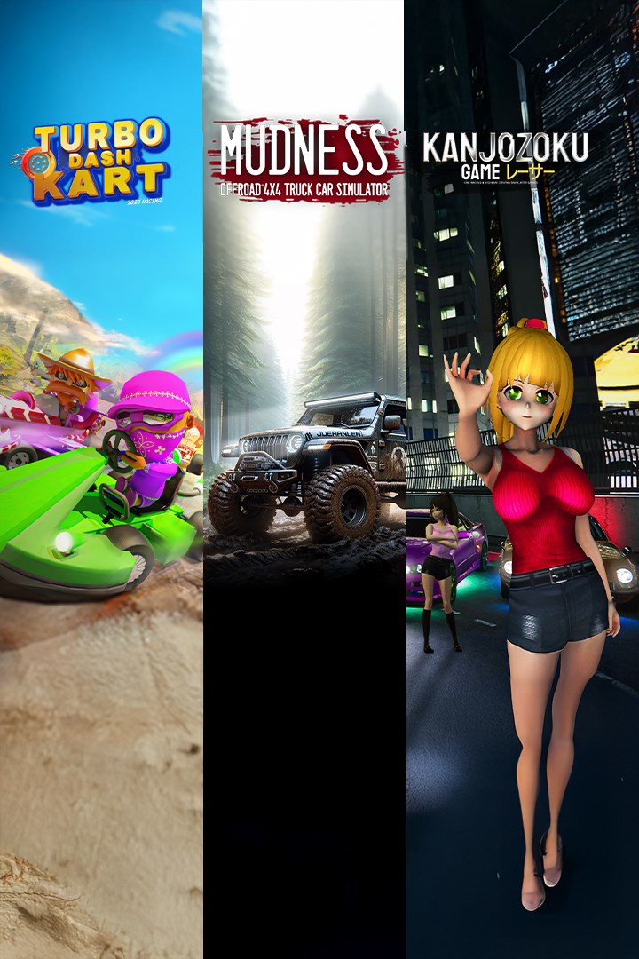 Mudness Offroad & Kanjozoku Racing & Turbo Dash Cart Bundle
