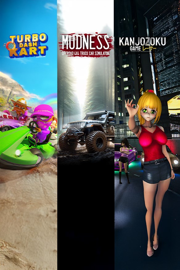 Mudness Offroad & Kanjozoku Racing & Turbo Dash Cart Bundle