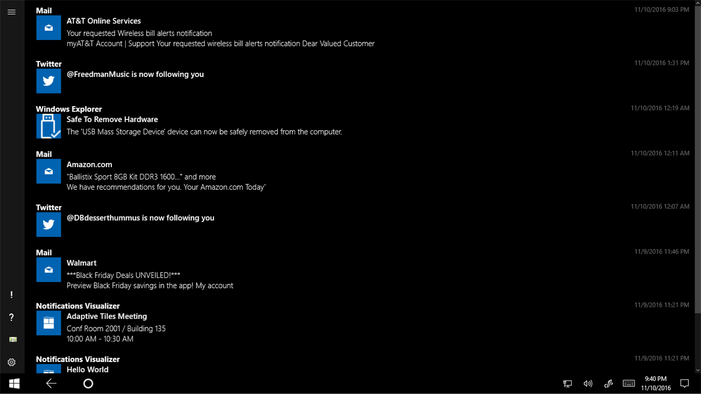 #1. Notifications Archive (Windows) 게시자: Ray Adams