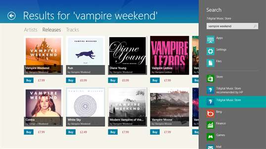 7digital Music Store recommended by HP screenshot 5