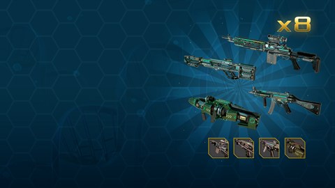 Jaeger MKIV-pakke med våpenutforminger