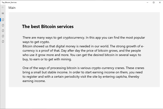 Top Bitcoin Services screenshot 1