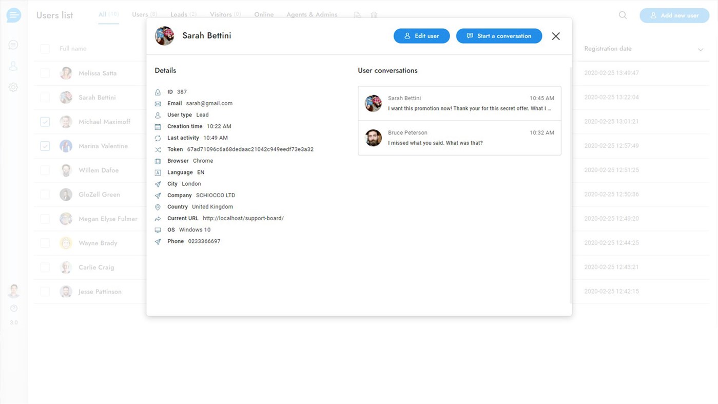 #3. Support Board (Windows) โดย: Schiocco LTD