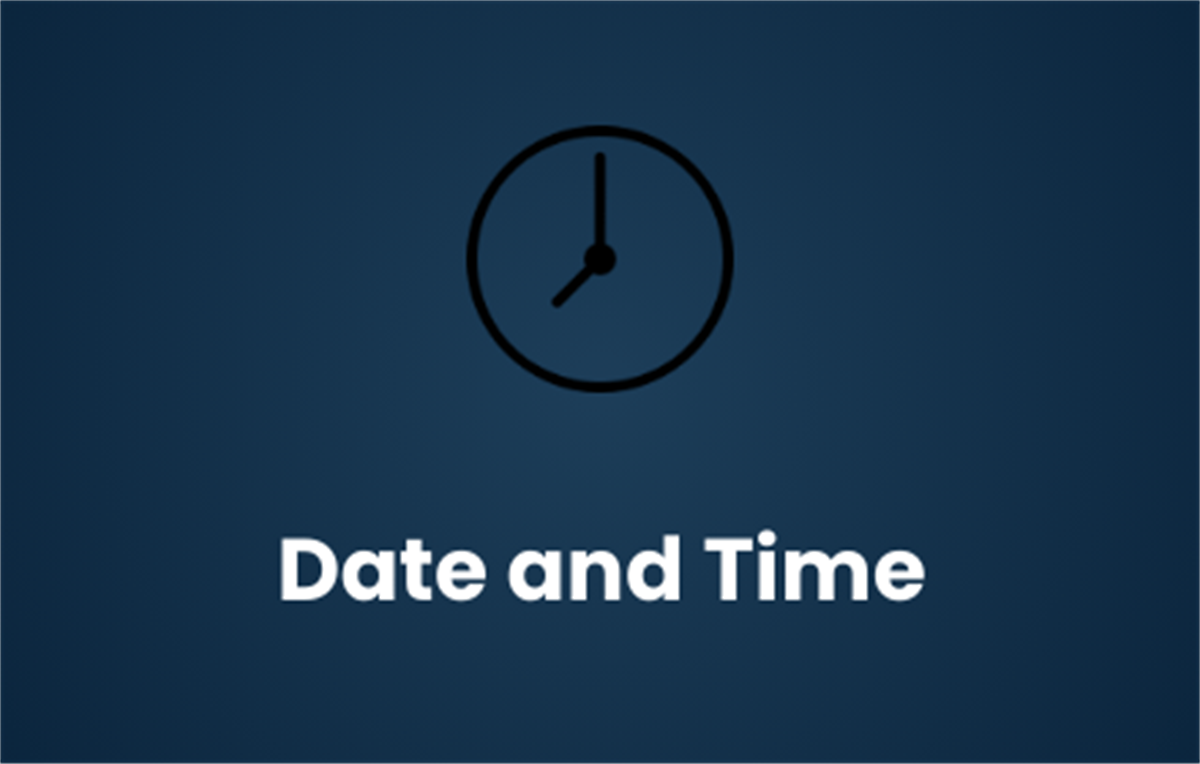 Date Time