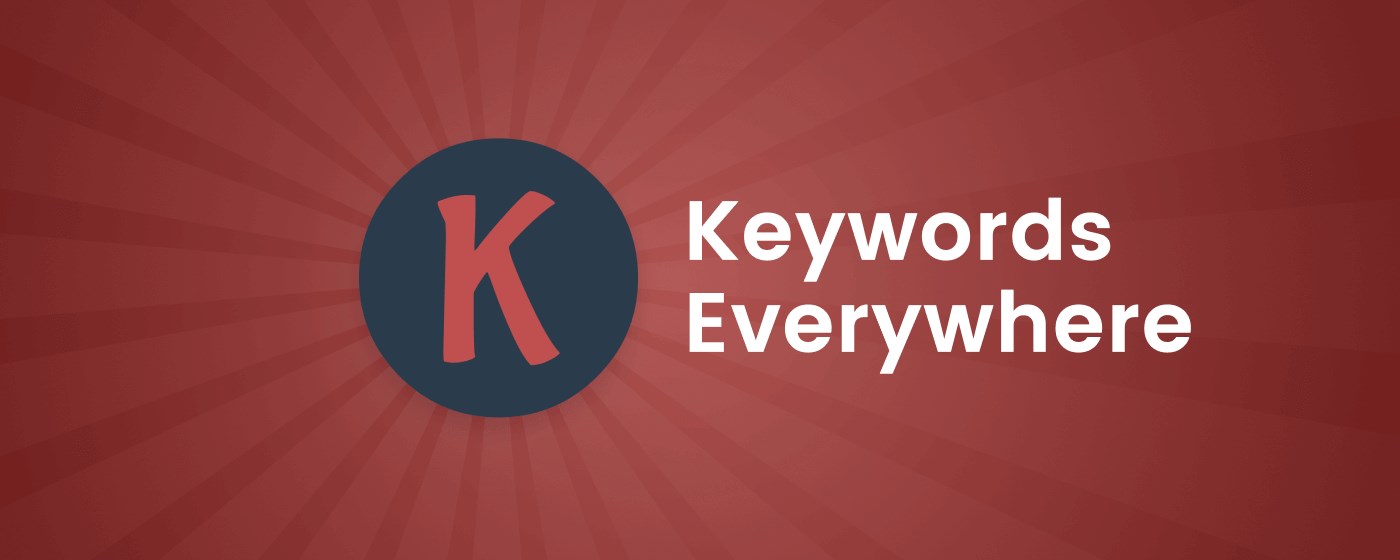 Keywords Everywhere - Keyword Tool marquee promo image