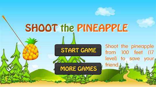 Shoot The Pineapple screenshot 1
