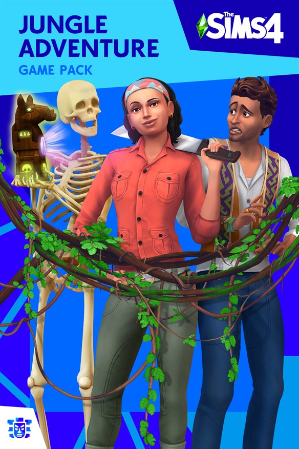 The Sims 4 Jungle Adventure Xbox Series X|S and Xbox One cover art
