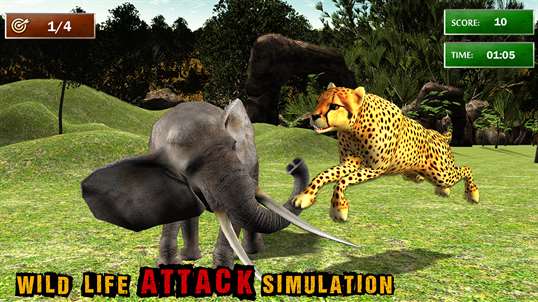 Wild African Cheetah Simulator 3D - Animal Hunting screenshot 5