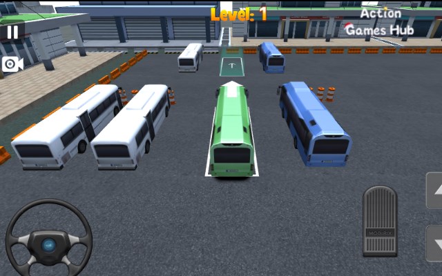 Bus Parking Driving Simulator Game Play