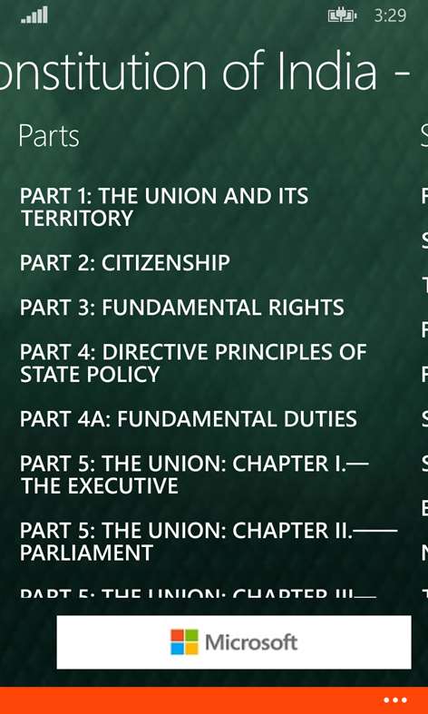 Constitution of India - English Screenshots 2