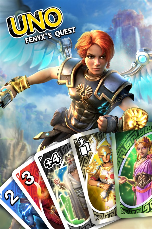 UNO Fenyx's Quest Xbox Series X|S and Xbox One cover art