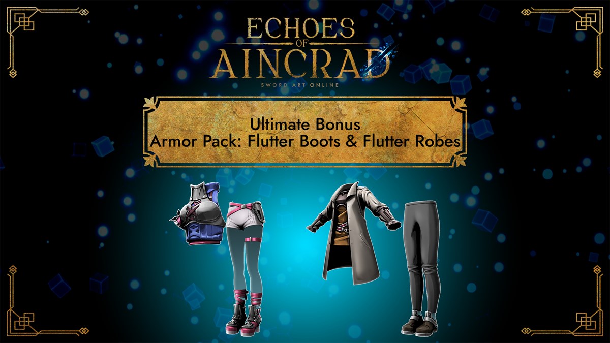 Echoes of Aincrad - Armor Pack: Flutter Boots & Flutter Robes