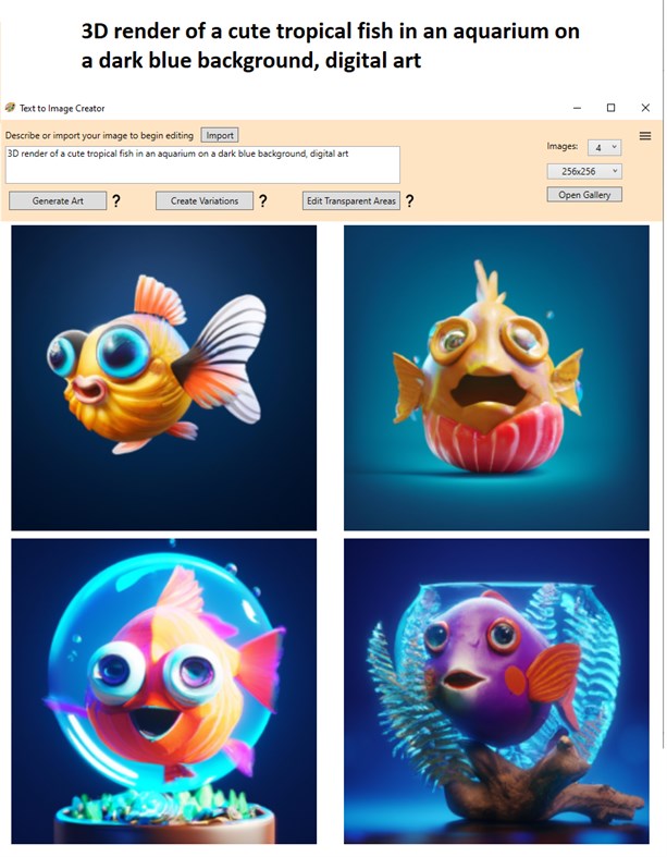#1. Text to Image Creator (Windows) 由: Megaish