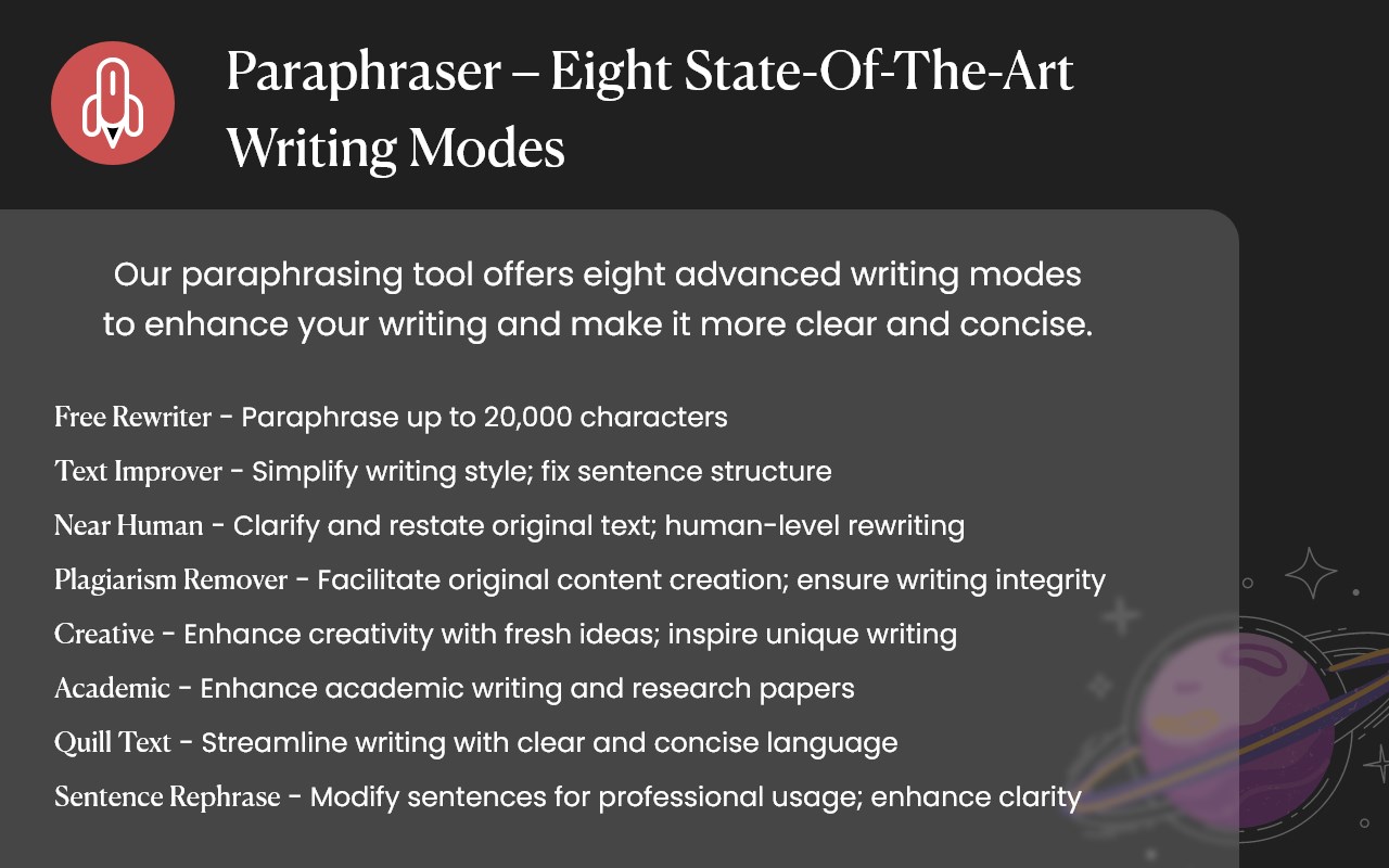 Paraphrasing Tool