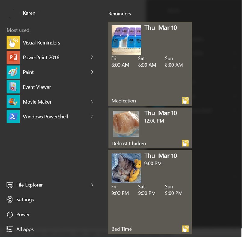 #3. Visual Reminders (Windows) โดย: Abilities Software Inc.