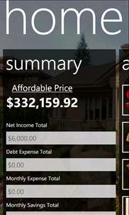 Home Affordability screenshot 1