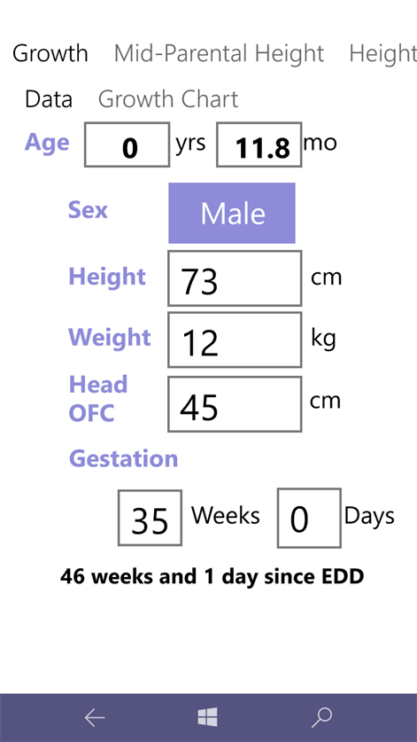 Paediatric Calculator Screenshots 2