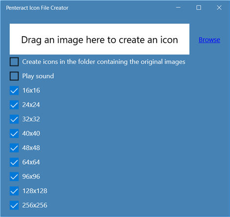 Penteract Icon File Creator Screenshots 1
