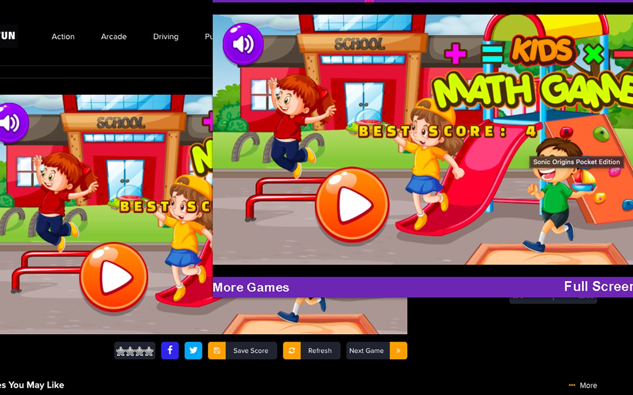 Kids Math Game - Html5 Game